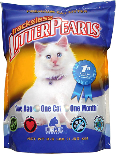 Litter Pearls Trackless, кварцовий наповнювач для котячого туалету