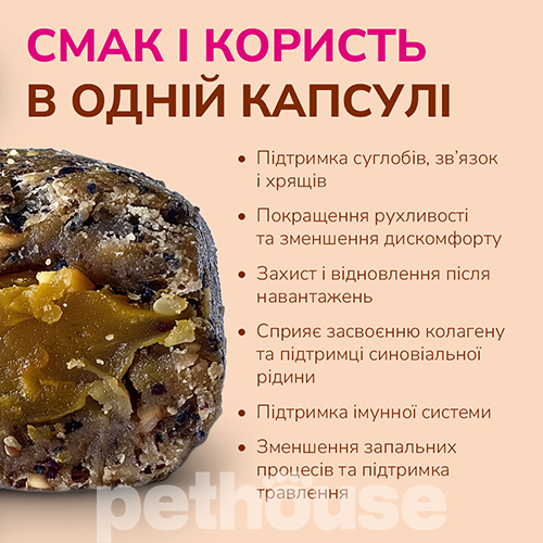 LK Baits Pet Nutrigel Wild Game Функціональні ласощі з дичиною та куркумою для суглобів для собак середніх порід