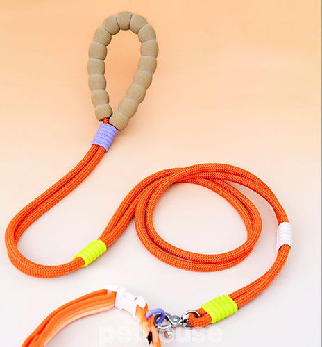 Maogoublue Marshmallow Smart Мотузковий повідець "Sunset Orange" для собак