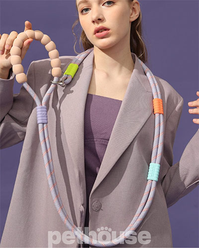 Maogoublue Marshmallow Plus Мотузковий повідець "Mauve Purple" для собак