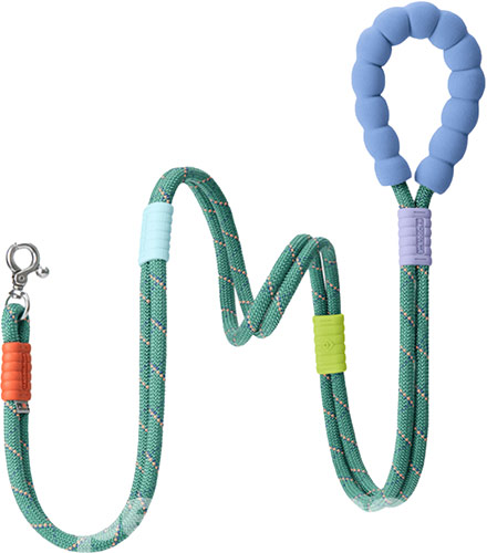 Maogoublue Marshmallow Plus Мотузковий повідець "Chartreuse Green" для собак