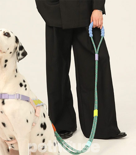 Maogoublue Marshmallow Plus Мотузковий повідець "Chartreuse Green" для собак