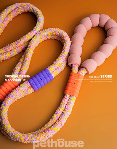 Maogoublue Marshmallow Plus Мотузковий повідець "Cloud Party Fuzzy" для собак