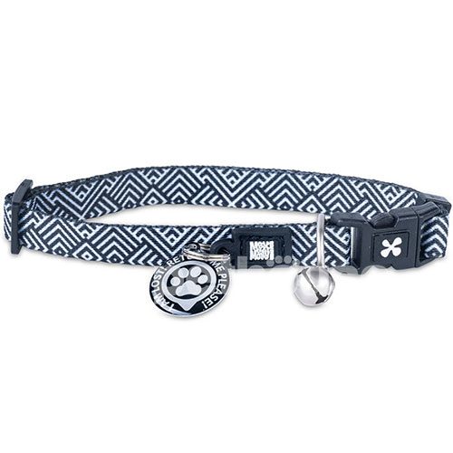 Max & Molly Smart ID Ошейник "Mykonos Black" для кошек