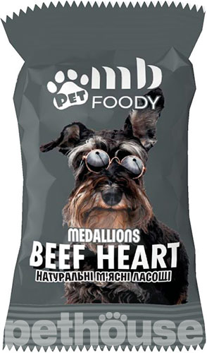 MB Foody Медальоны Beef Heart для собак, фото 2