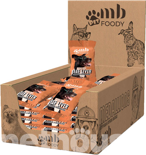 MB Foody Медальйони Beef Liver для собак, фото 3