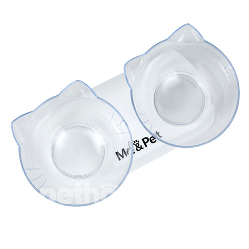 Me&Pet Подвійна годівниця Double Cat Food Bowl