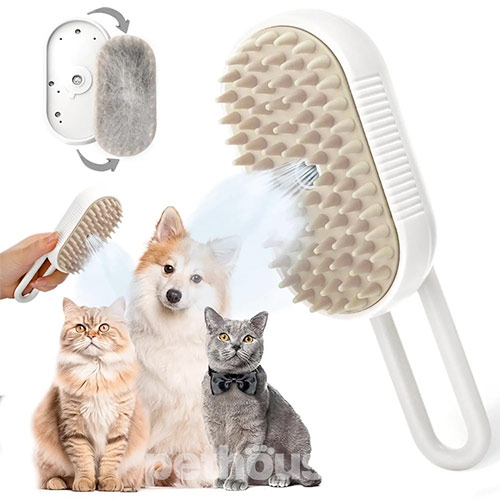 Me&Pet Steamy Pet Brush Массажная паровая щетка для кошек и собак
