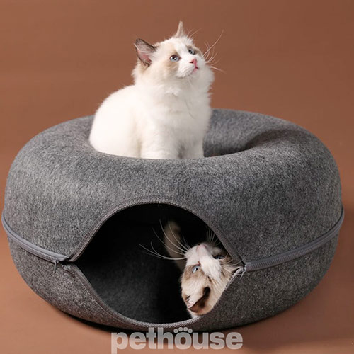 Me&Pet Интерактивный туннель-лежанка для кошек