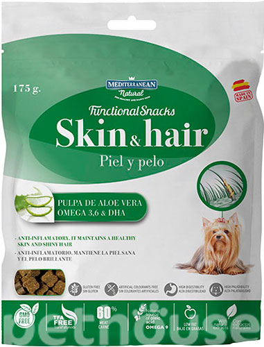 Mediterranean Natural Functional Snacks for Dogs Skin and Hair