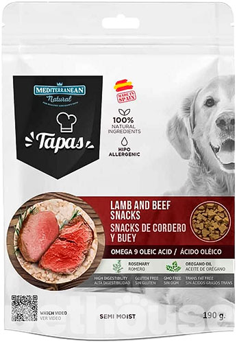 Mediterranean Natural Tapas Lamb and Beef Snacks