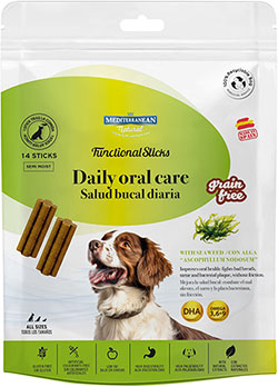 Mediterranean Natural Functional Sticks for Dogs Daily Oral Care
