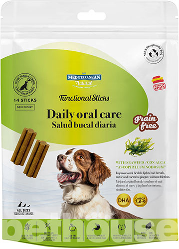 Mediterranean Natural Functional Sticks for Dogs Daily Oral Care