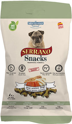 Mediterranean Natural Serrano Snacks Dog Senior