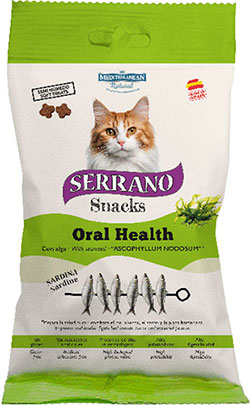 Mediterranean Natural Serrano Snacks Cat Oral Health Sardine