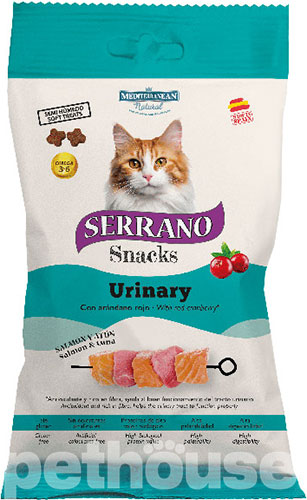 Mediterranean Natural Serrano Snacks Cat Urinary Salmon & Tuna