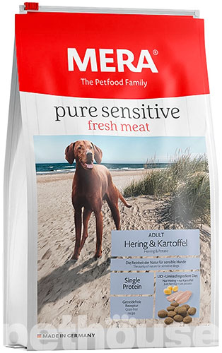 Mera Pure Sensitive Dog Adult Fresh Meat Hering & Kartoffel