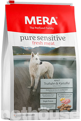 Mera Pure Sensitive Dog Adult Fresh Meat Truthahn & Kartoffel