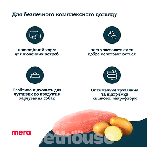 Mera Pure Sensitive Dog Adult Fresh Meat Truthahn & Kartoffel