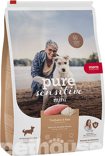 Mera Pure Sensitive Dog Adult Mini Truthahn & Reis
