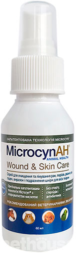 Microcyn Wound & Skin Care Спрей для догляду за ранами та шкірою всіх видів тварин