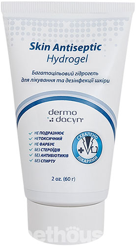Microcyn Dermodacyn Skin Antiseptic Гідрогель для догляду за ранами та шкірою