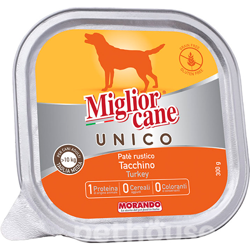 Migliorcane Unico с индейкой для собак