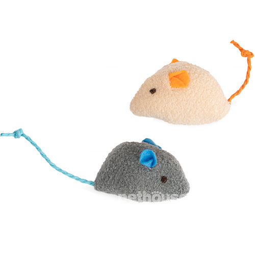 Mini Toys Мышонок плюшевый для кошек