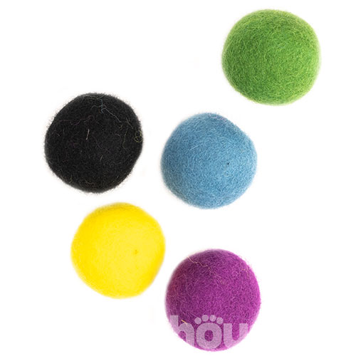 Mini Toys Мячик войлочный для кошек