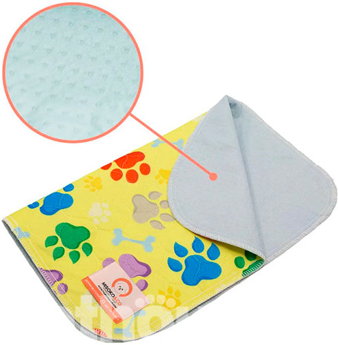 Misoko Многоразовая пеленка "Лапки" для собак