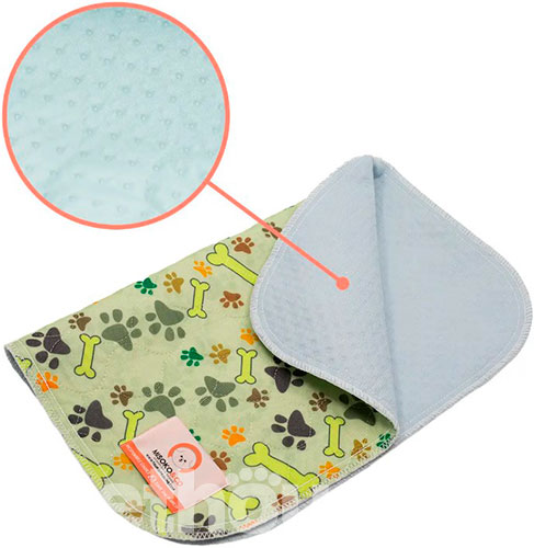 Misoko Многоразовая пеленка "Лапки и косточки" для собак
