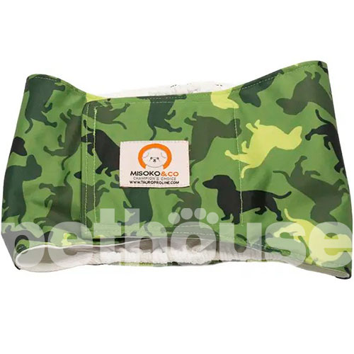 Misoko Многоразовый подгузник "Камуфляж" для кобелей