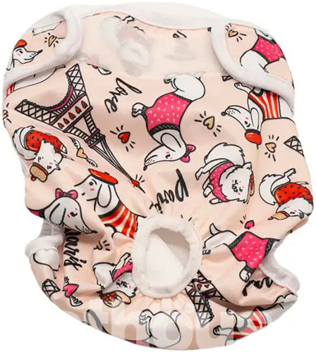 Misoko Многоразовый подгузник "Франция" для собак