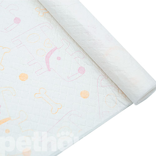 Misoko Пеленки "Щенки и косточки" с ароматом персика для собак, большие