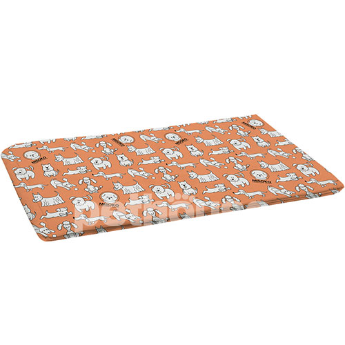 Misoko Набор многоразовых пеленок "Щенки" для собак, коралловые