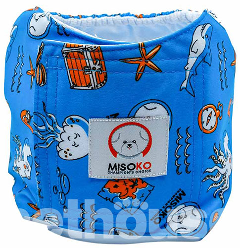 Misoko Набор многоразовых подгузников "Вояж" для кобелей, 3 шт