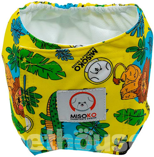 Misoko Набор многоразовых подгузников "Праздники" для кобелей, 3 шт