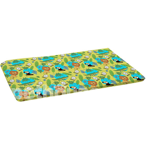 Misoko Многоразовая пеленка "Джунгли" для собак, желтая