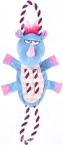 Misoko Strong Medium Іграшка "Носоріг з мотузкою" для собак