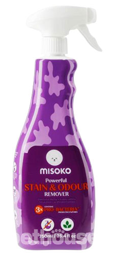 Misoko Спрей для удаления пятен и запаха от собак, без аромата Misoko Спрей для удаления пятен и запаха от собак, без аромата