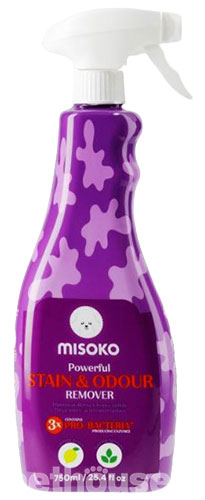 Misoko Спрей для удаления пятен и запаха от собак, с ароматом лимона Misoko Спрей для удаления пятен и запаха от собак, с ароматом лимона