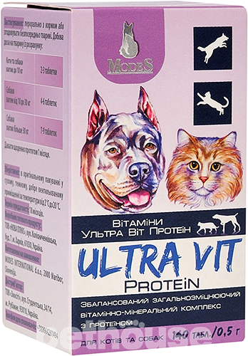 Modes Ultra Vit Protein Витаминно-минеральный комплекс для собак и кошек
