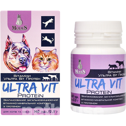 Modes Ultra Vit Protein Витаминно-минеральный комплекс для собак и кошек
