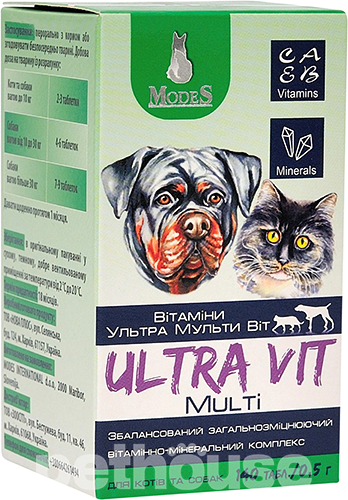 Modes Ultra Vit Multi Вітамінно-мінеральний комплекс для собак і котів