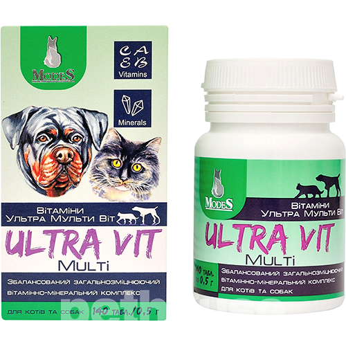 Modes Ultra Vit Multi Вітамінно-мінеральний комплекс для собак і котів