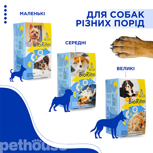 Modes BioRitm Полівітамінний комплекс для собак середній порід