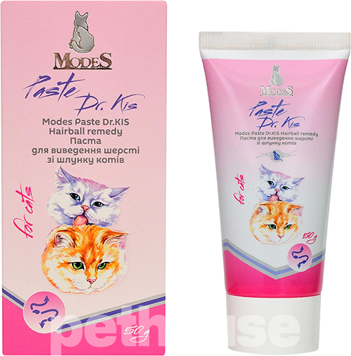 Modes Paste Dr.Kis Hairball remedy Паста для выведения шерсти из желудка кошек