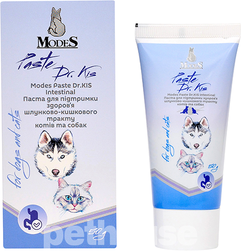 Modes Paste Dr.Kis Intestinal Паста для підтримання шлунково-кишкового тракту котів і собак