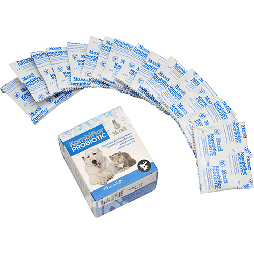 Modes Kombiflor Probiotic Порошок для поддержания баланса микрофлоры кишечника собак и кошек