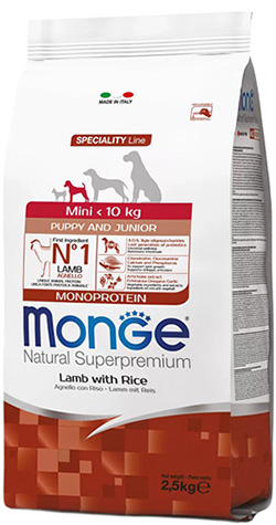 Monge Mini Puppy & Junior Lamb